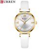 Curren 9079 Watch For Woman-Golden White