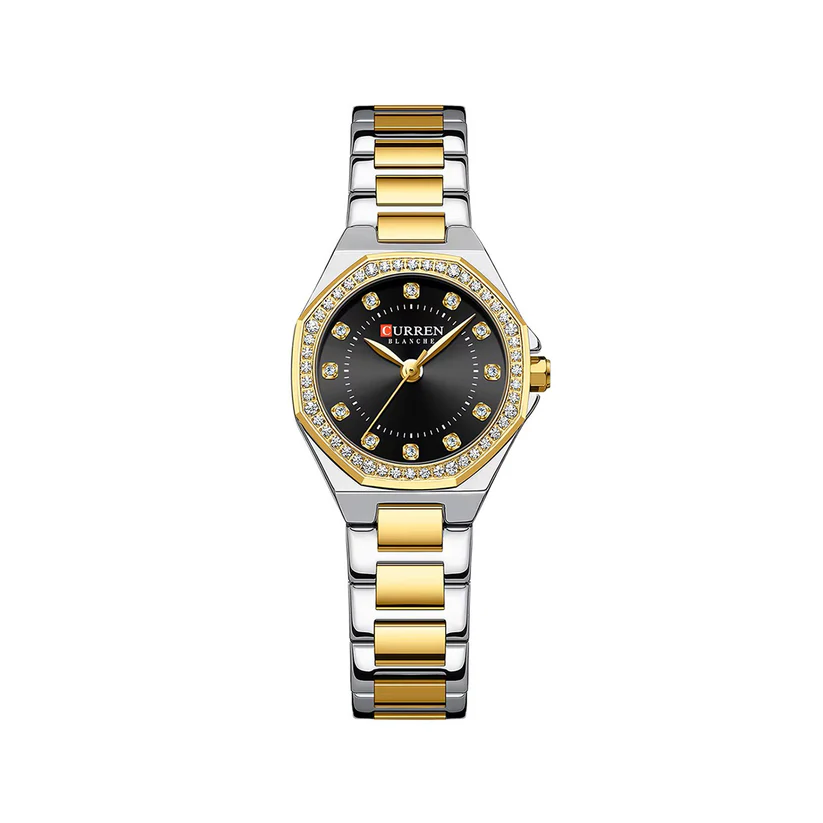 CURREN 9100 Watch For Men-Gold Black