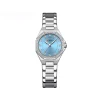 CURREN 9100 Watch For Men-Silver Sky Blue