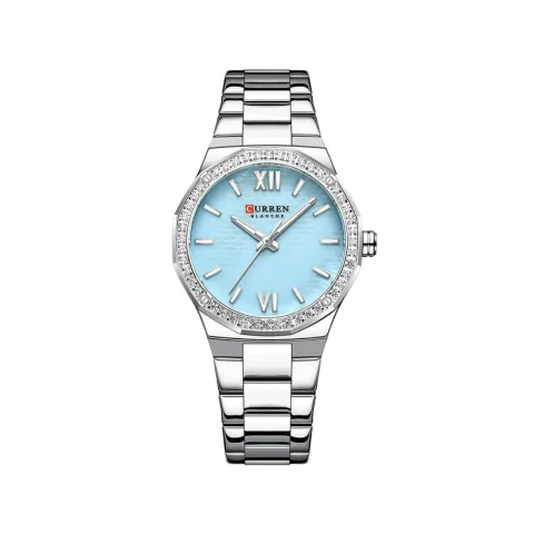 CURREN 9103 Watch For Men-Silver Blue