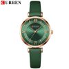 Curren 9079 Watch For Woman-Rose Gold Green