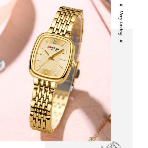 Curren 9093 Women Watch-Full Golden