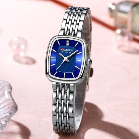 Curren 9093 Women Watch-Silver Blue