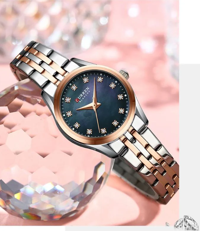 Curren 9111 Orginal Woman Watch-Silver Blue Curren 9111 Orginal Woman Watch-Silver Blue
