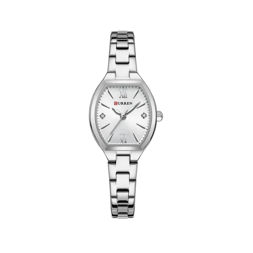 Curren 9112 Watch For Woman-Silver White