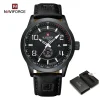 Naviforce 9229 Watch For Men-Black White