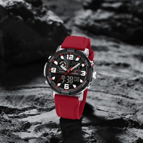 Naviforce 7130 Watch For Men-Red