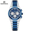 Naviforce 8048 Watch For Women-Silver Blue
