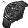Naviforce 8075 Watch For Men-Black