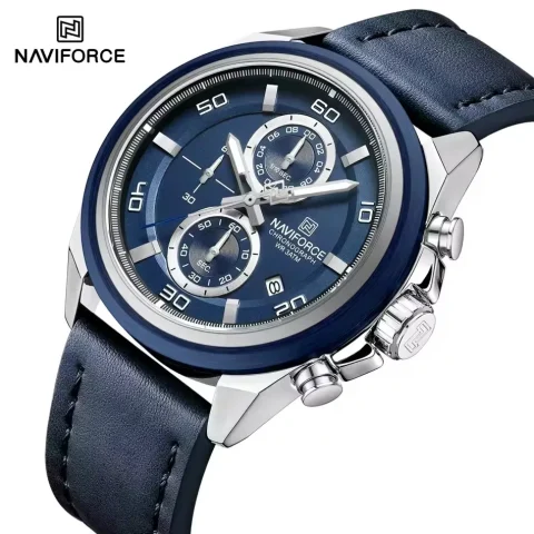 Naviforce 8075 Watch For Men-Blue