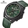 Naviforce 8075 Watch For Men-Green