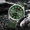 Naviforce 9248 Watch For Men-Silver Green