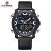 Naviforce 9261 Watch For Men-Black Blue