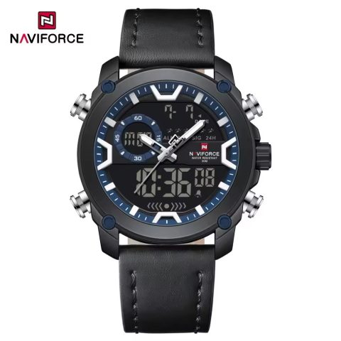 Naviforce 9261 Watch For Men-Black Blue