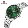 Naviforce 9272 Watch For Men-Silver Green