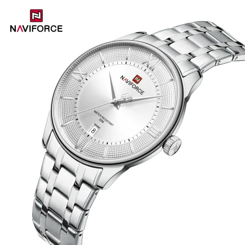 Naviforce 9272 Watch For Men-Silver