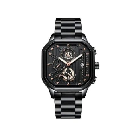 Poedagar 628 Watches for Men-Black