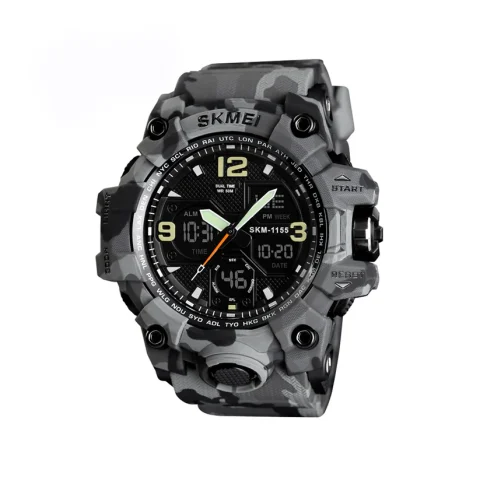 SKMEI 1155 Watch For Men-Grey