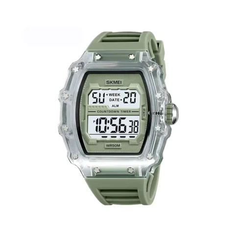 SKMEI 2296 Watch For Men-White Green