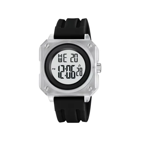 SKMEI 2488 Watch For Men-Silver Black