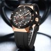 Curren 8462 Watch For Men-Black