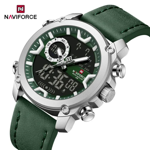 Naviforce 9261 Watch For Men-Green