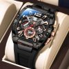 POEDAGAR 9051 Watch For Men - Black