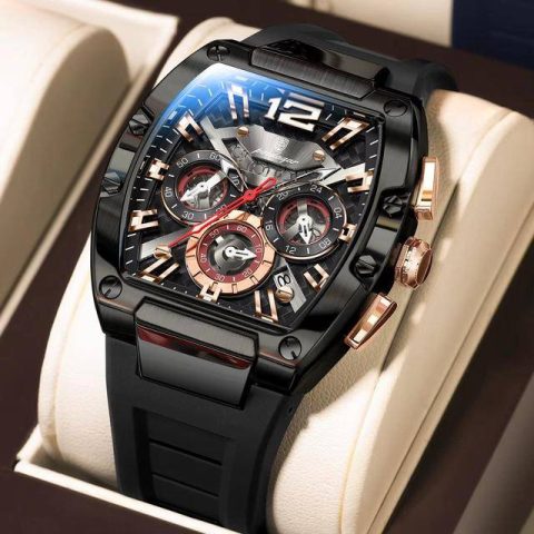 POEDAGAR 9051 Watch For Men - Black