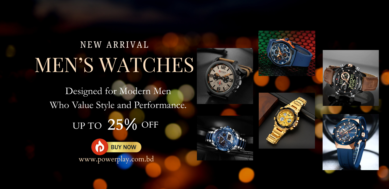 power Play Mens Watches