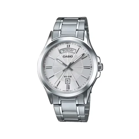 CASIO Enticer MTP-1381D-7AV Watch For Men - Silver
