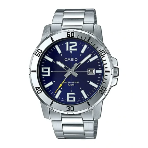 Casio MTP-VD01D-2BVUDF Men - Silver Blue
