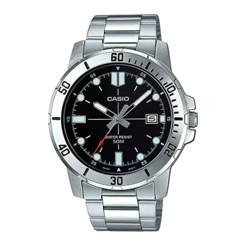 WW0008 Casio Enticer Date Chain Watch MTP-VD01D-1EVUDF