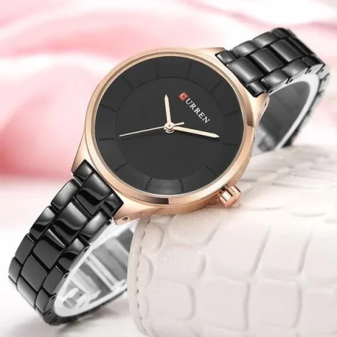 Curren 9015 Watch For Women-Black