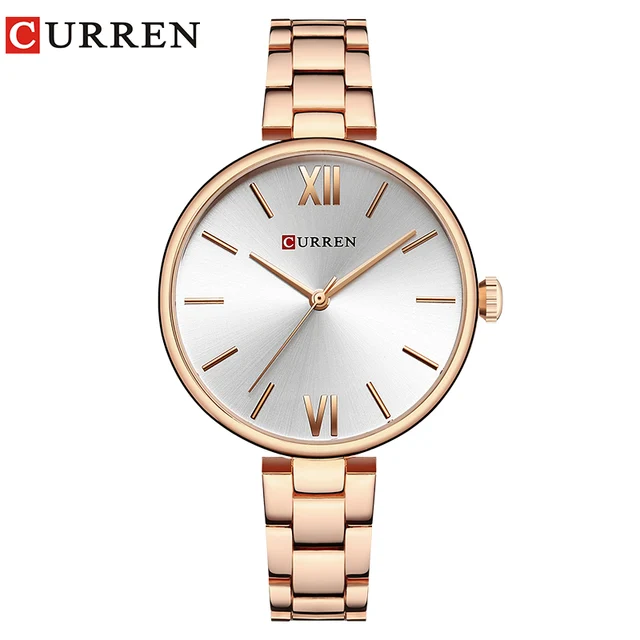 Curren 9017 Watch For Women-Rose Gold White Curren 9017 Watch For Women-Rose Gold White