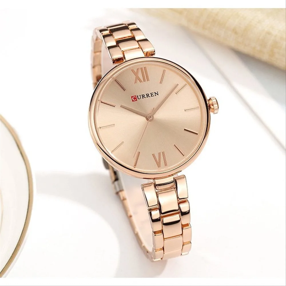 Curren 9017 Watch For Women-Rose Gold1 Curren 9017 Watch For Women-Rose Gold1