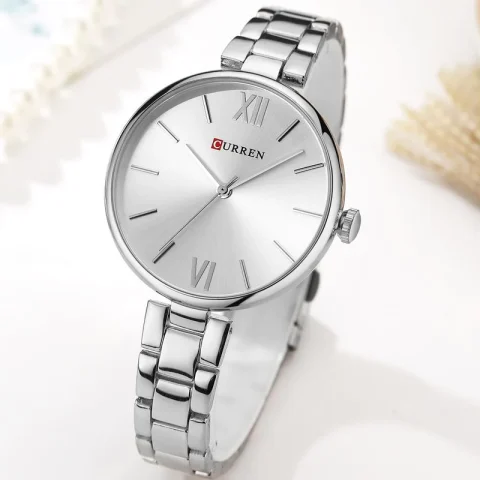 Curren 9017 Watch For Women-Silver