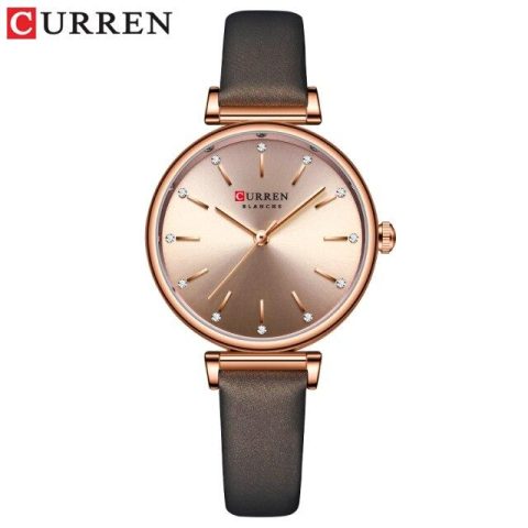 Curren 9081 Watch For Women-Coffee