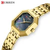 Curren 9108 Watch For Women-Gold Blue