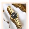 Curren 9109 Watch For Women-Golden Black