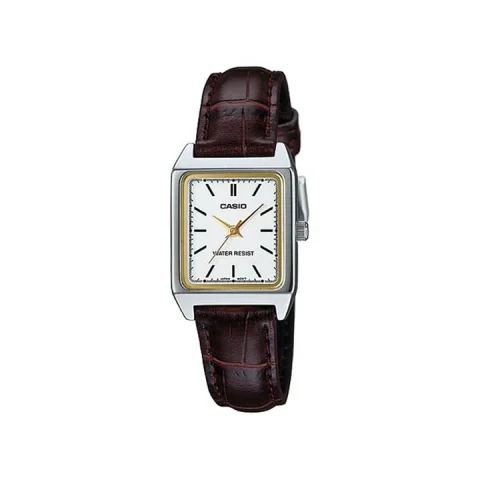 Casio LTP-V007L-7E2UDF Ladies Watch - Brown Silver
