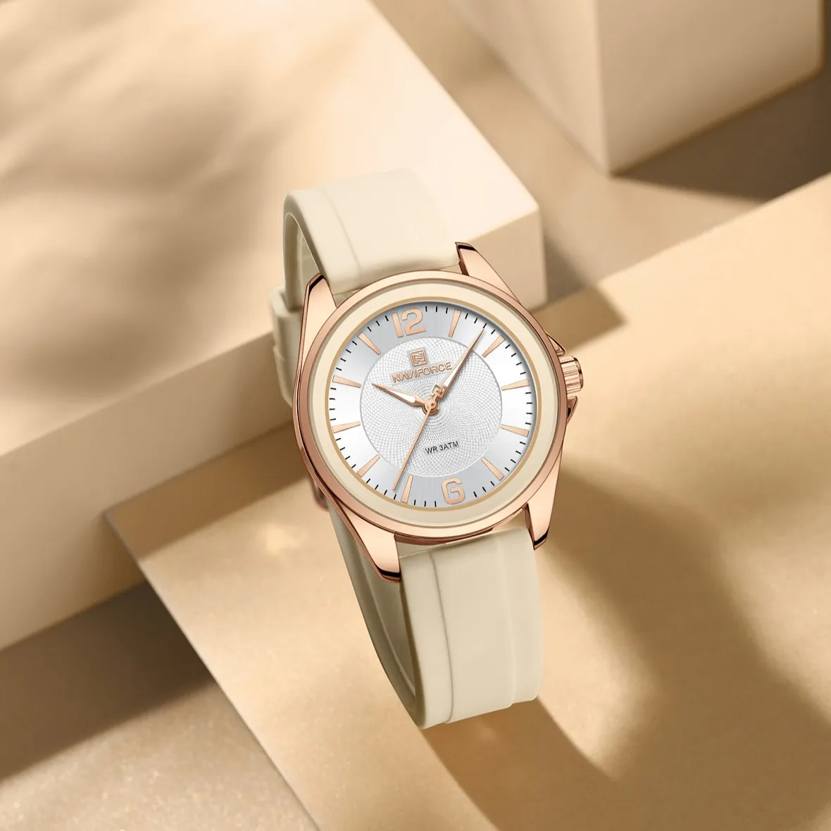 Naviforce 5068 For Women - Gold 1 Naviforce 5068 For Women - Gold