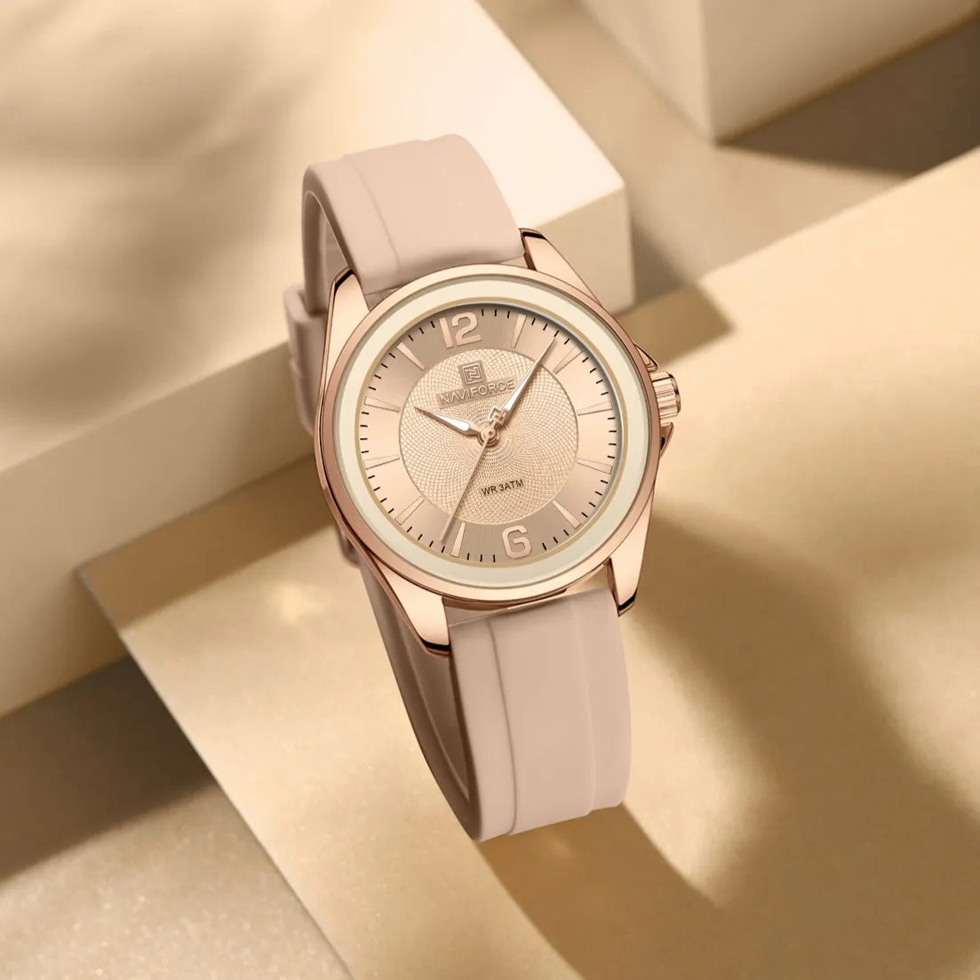 Naviforce 5068 For Women - Rose 1 Naviforce 5073 watch for women-Rose