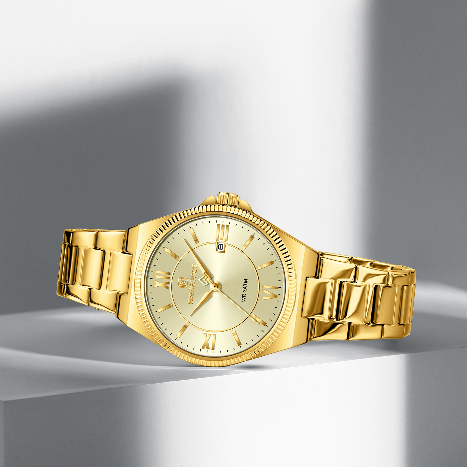 Naviforce 5073 watch for women-Gold4 Naviforce 5073 watch for women-Gold