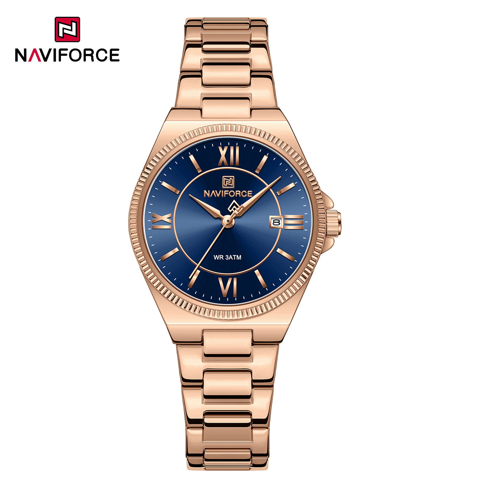 Naviforce 5073 watch for women-Rose Blue Naviforce 5073 watch for women-Rose Blue