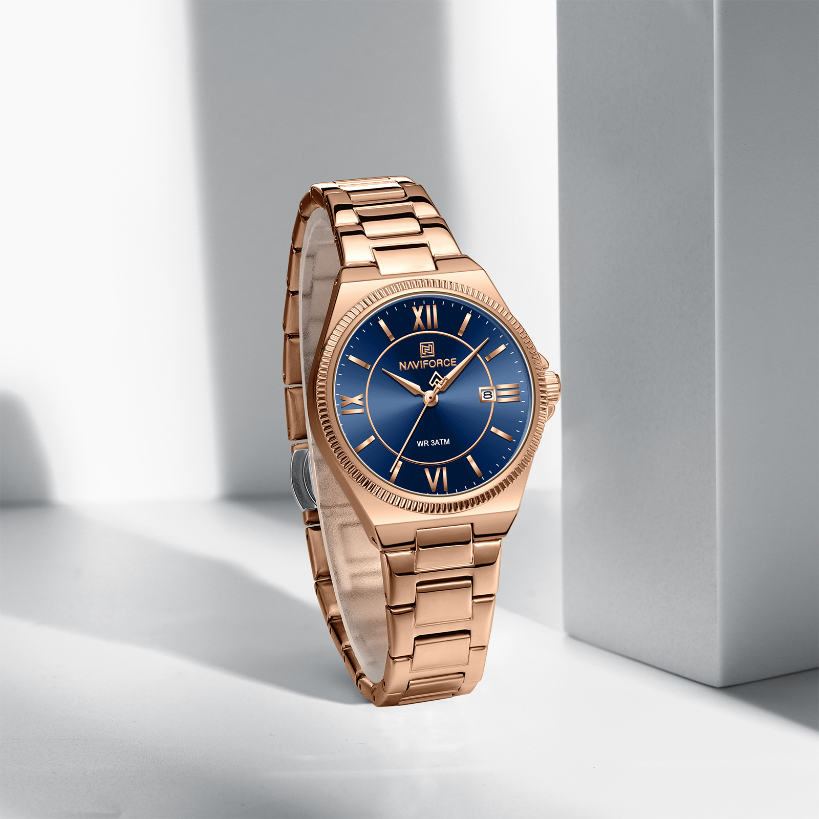 Naviforce 5073 watch for women-Rose Blue3 Naviforce 5073 watch for women-Rose Blue