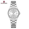 Naviforce 5073 watch for women-Silver