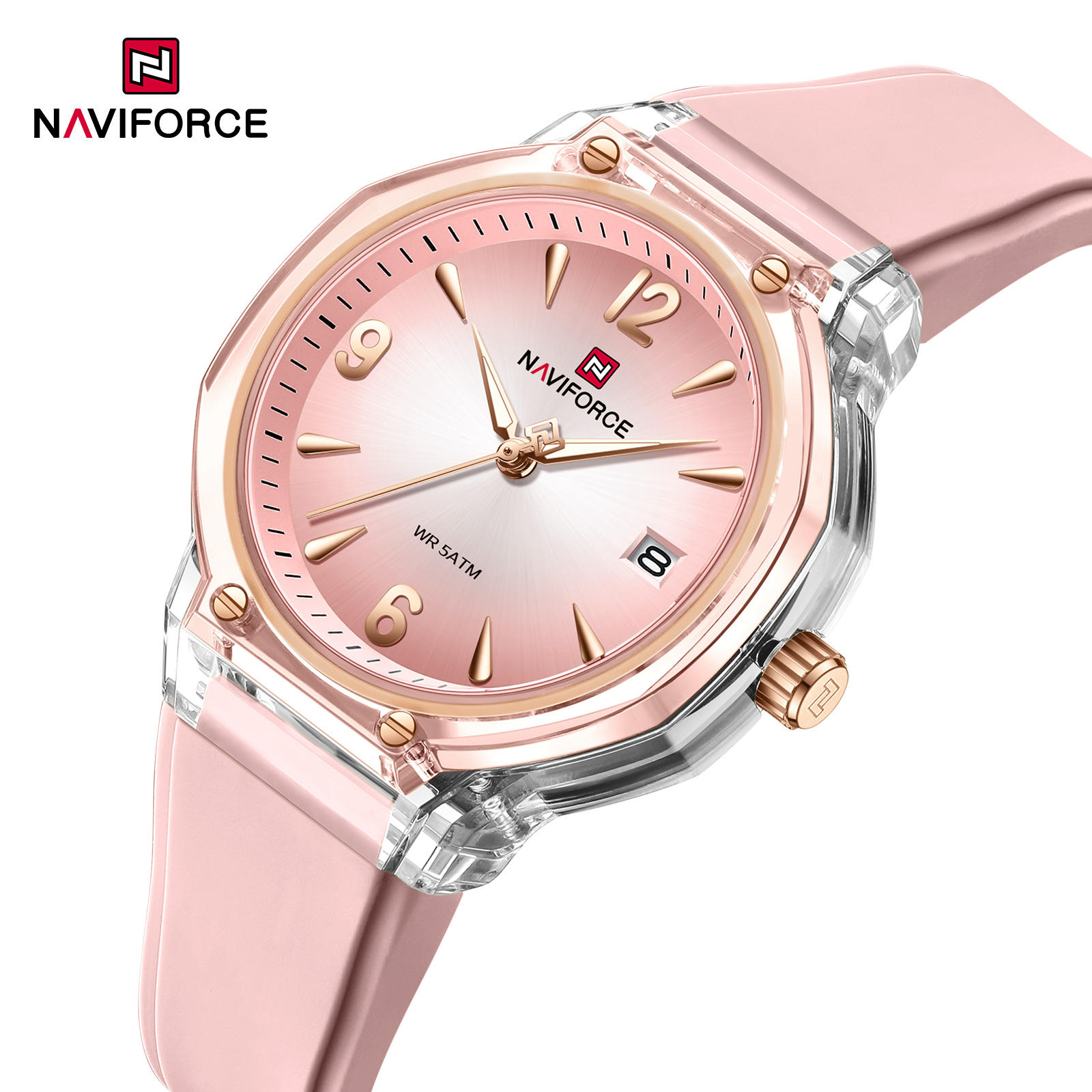 Naviforce 6110 Watch For Women - Pink