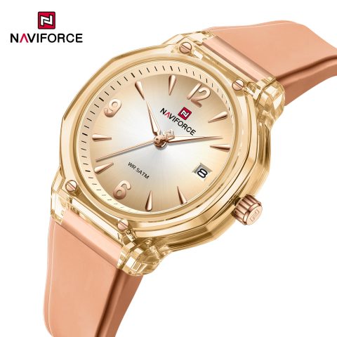 Naviforce 6110 Watch For Women - Gold Rose