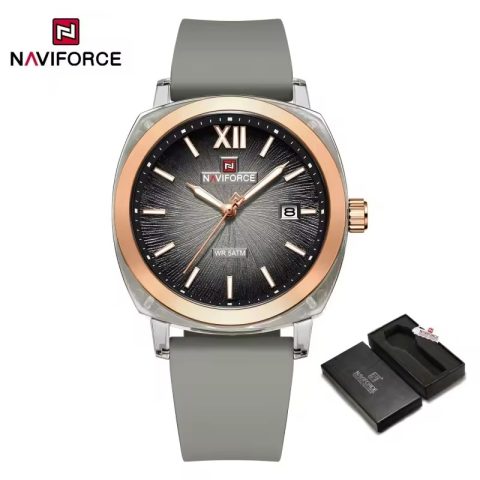 Naviforce 6111 watch for women-Gray