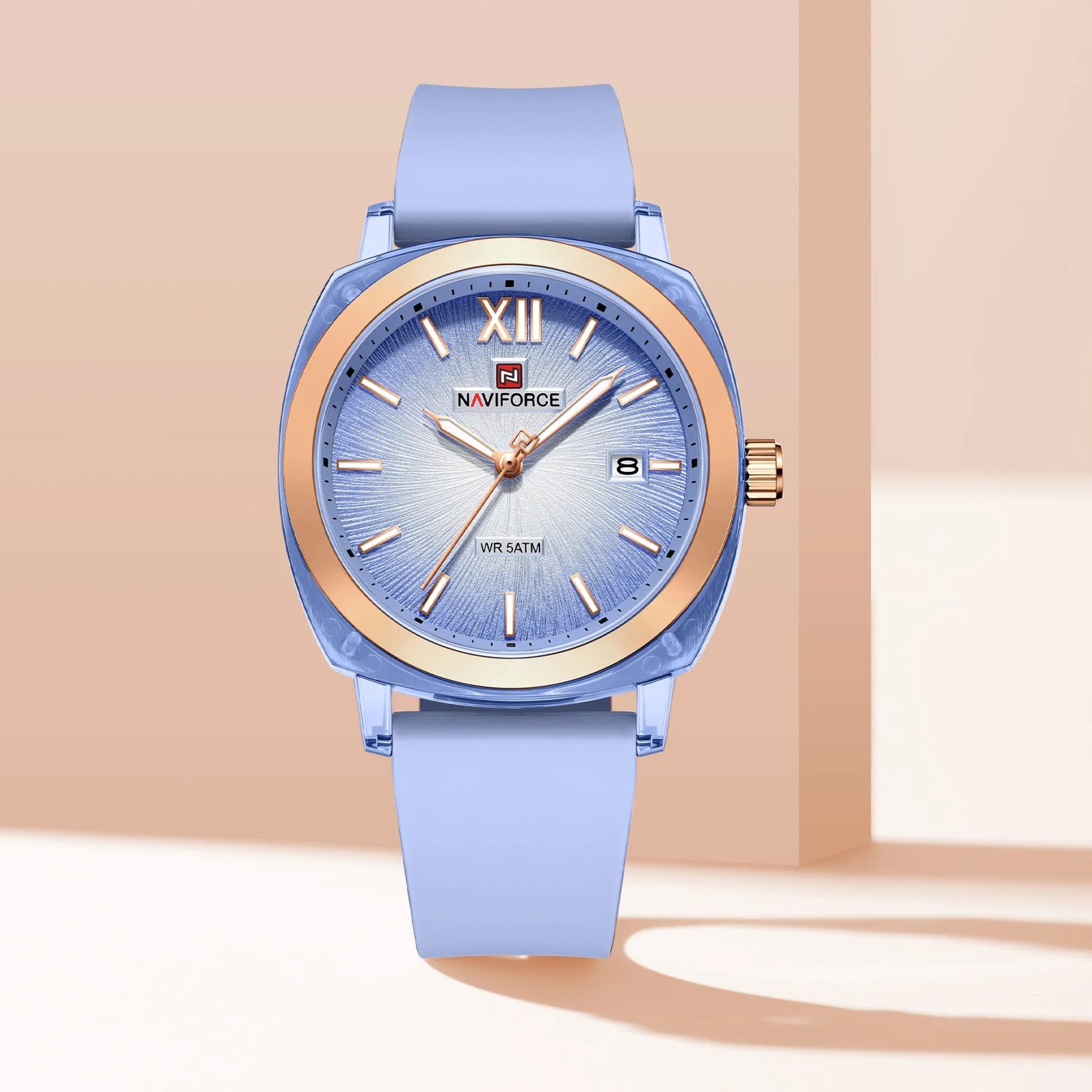 Naviforce 6111 watch for women-Lite Blue Naviforce 6111 watch for women-Lite Blue1
